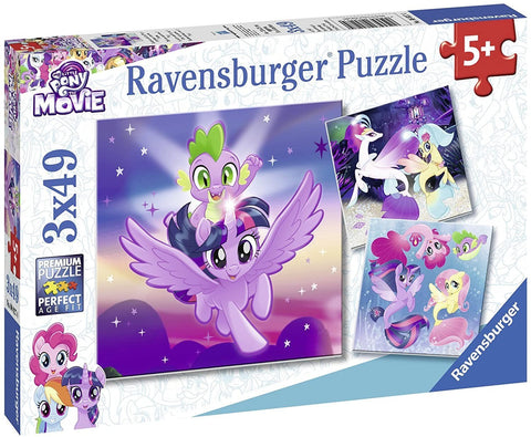 Ravensburger: Puzzle 3X49 My Little Pony - RAVENSBURGER dėlionė - HOBI.LT 🇱🇹