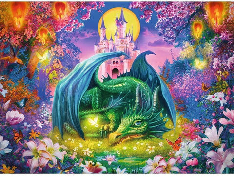 Ravensburger: Puzzle 500 St Dragon in the Forest - RAVENSBURGER dėlionė - HOBI.LT 🇱🇹