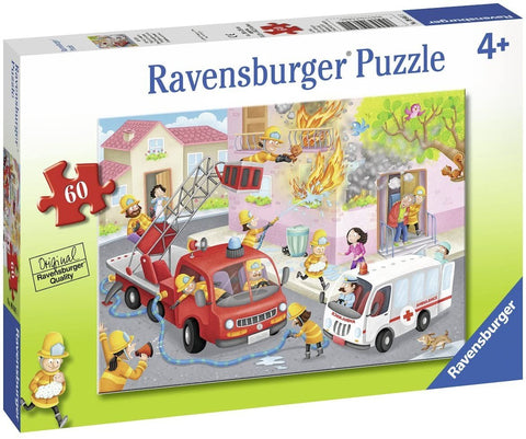 Ravensburger: Puzzle 60 Firefighter Rescue! - RAVENSBURGER dėlionė - HOBI.LT 🇱🇹
