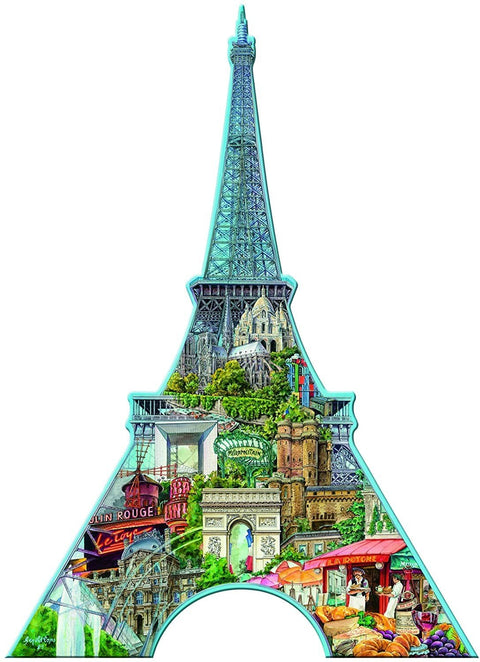 Ravensburger: Puzzle 960 Silhouette Eiffel Tower - RAVENSBURGER dėlionė - HOBI.LT 🇱🇹