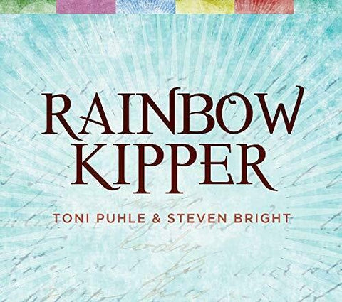 knyga Rainbow Kipper – priekinis viršelis turkio fone su ryškiu bordo pavadinimu ir autorių pavardėmis apačioje