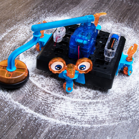 STEM robotas-siurbliukas „Švaruolis“ – edukacinis konstruktorius 8+ | JUGUETRONICA