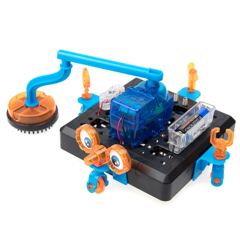 STEM robotas-siurbliukas „Švaruolis“ – edukacinis konstruktorius 8+ | JUGUETRONICA