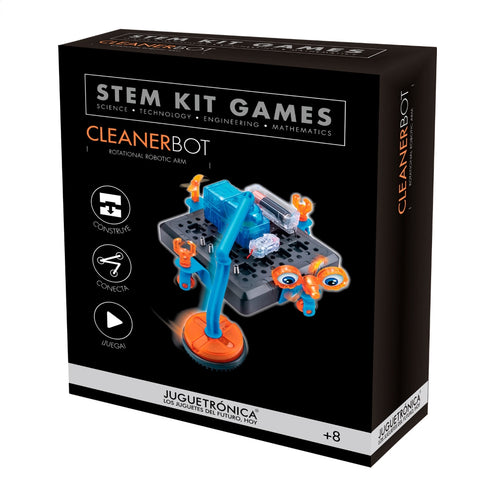 STEM robotas-siurbliukas „Švaruolis“ – edukacinis konstruktorius 8+ | JUGUETRONICA