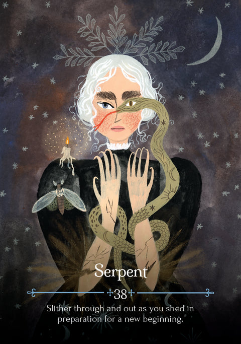 Seasons of the Witch Imbolc orakulas – 44 kortos + knyga, intuicijai