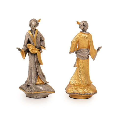 Italfama: SAMURAJAI: Ypač prabangūs šachmatai iš Bronzos dengti tikru 24K auksu - HOBI.LT 🇱🇹