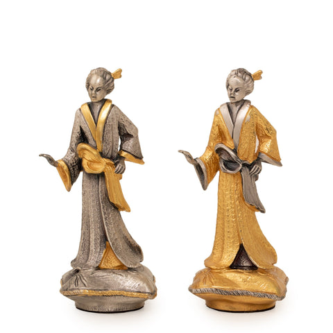 Italfama: SAMURAJAI: Ypač prabangūs šachmatai iš Bronzos dengti tikru 24K auksu - HOBI.LT 🇱🇹