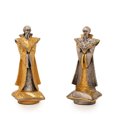 Italfama: SAMURAJAI: Ypač prabangūs šachmatai iš Bronzos dengti tikru 24K auksu - HOBI.LT 🇱🇹