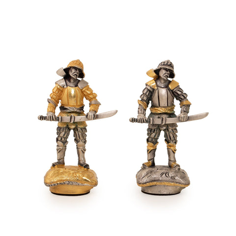 Italfama: SAMURAJAI: Ypač prabangūs šachmatai iš Bronzos dengti tikru 24K auksu - HOBI.LT 🇱🇹