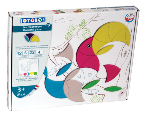 SEPP Iotobo magnetinė dėlionė Maxi N, 42 magnetai, 3+