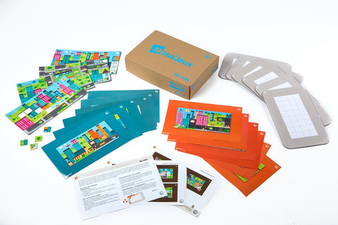 SEPP Magnetinės mozaikos „Mano miestas“ – 200 magnetukų rinkinys, 6 vaikams, 5–6 m.