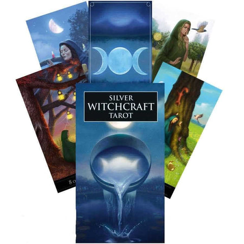 Lo Scarabeo: Silver Witchcraft Tarot Kortos - HOBI.LT 🇱🇹