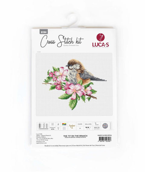 Zylė ant šakelės – siuvinėjimo kryželiu rinkinys iš Luca-s