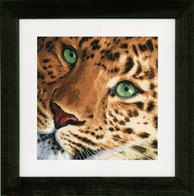 Kryželių siuvinėjimo rinkinys „Leopardas“ – Aida, DMC, 14 ct