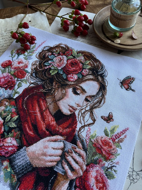 Siuvinėjimo kryželiu rinkinys „Harmonija“, 24×24 cm – puiki dovana