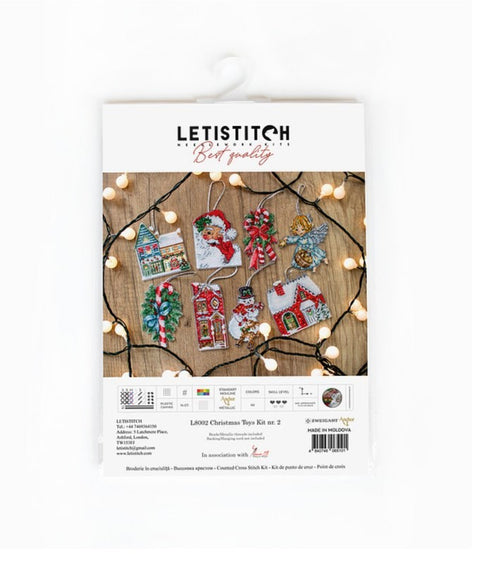 Siuvinėjimo rinkinys Christmas Toys Kit nr. 2 SLETIL8002