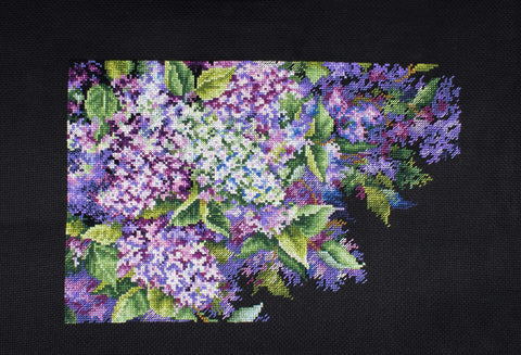 Siuvinėjimo kryželiu rinkinys „Kvapni alyva“, 18×27 cm