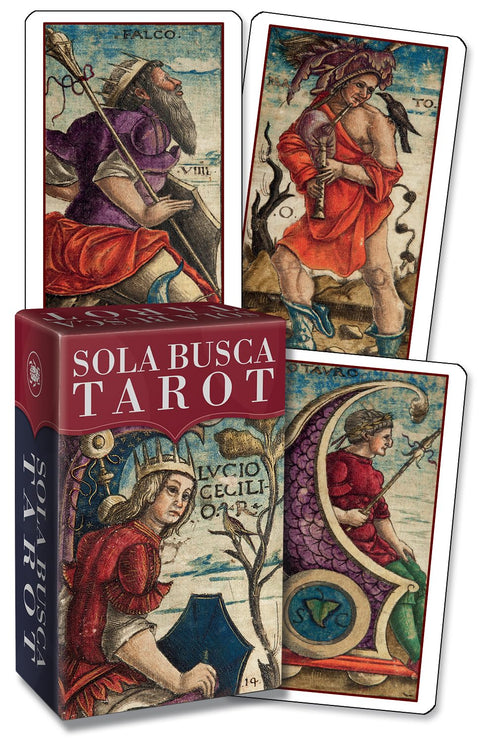 Lo Scarabeo: Sola Busca Tarot Mini - Kišeninio Dydžio Kortos Lo Scarabeo - HOBI.LT 🇱🇹