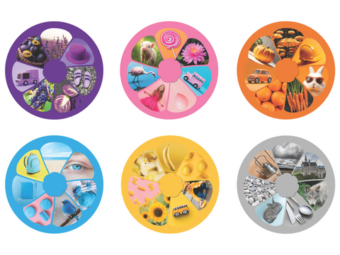 Lavinamoji maksi dėlionė „Colours“ – 96 det., 12 spalvų gėlyčių, 3–6 m., PIO