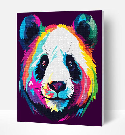 Splat Planet deimantinė mozaika Panda 2, 30×40 cm paveikslas ant drobės