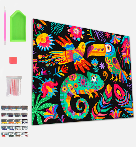 Splat Planet deimantinė mozaika „Šventė“ 30×40 cm – rinkinys