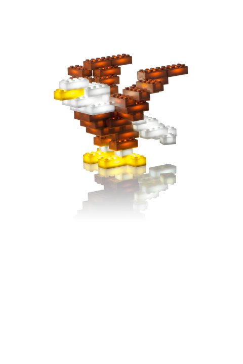 STAX System 140 šviečiančių LED kaladėlių rinkinys su USB maitinimu, 6+, LEGO dydžio