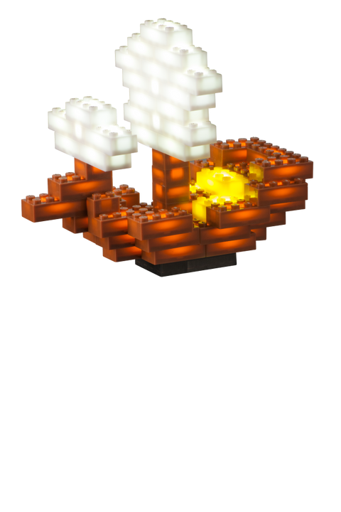 STAX System 140 šviečiančių LED kaladėlių rinkinys su USB maitinimu, 6+, LEGO dydžio