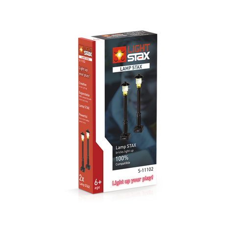 STAX System šviečiantys LED žibintai konstruktoriui – 2 vnt., papildomas rinkinys (6+)