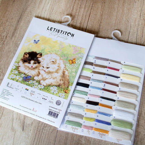 LetiStitch: Summer Play Time SLETI954 - siuvinėjimo kryželiu rinkinys - HOBI.LT 🇱🇹