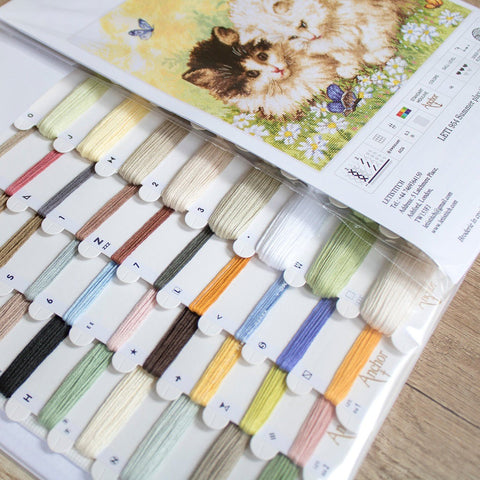 LetiStitch: Summer Play Time SLETI954 - siuvinėjimo kryželiu rinkinys - HOBI.LT 🇱🇹