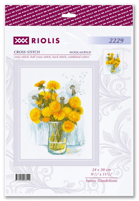 Sunny Dandelions. Siuvinėjimo rinkinys iš RIOLIS Nr.: 2229 - HOBi.LT