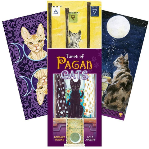 Lo Scarabeo: Tarott Of Pagan Cats kortos - HOBI.LT 🇱🇹
