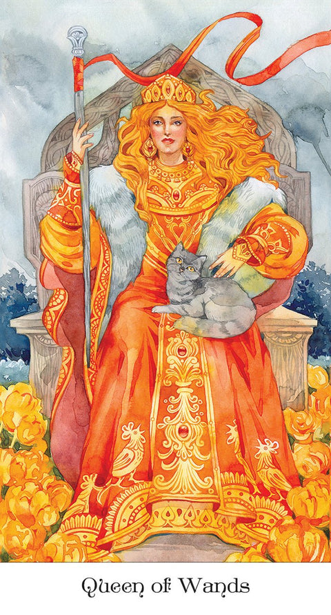 US Games Systems: Tarott of the Golden Wheel kortos - HOBI.LT 🇱🇹