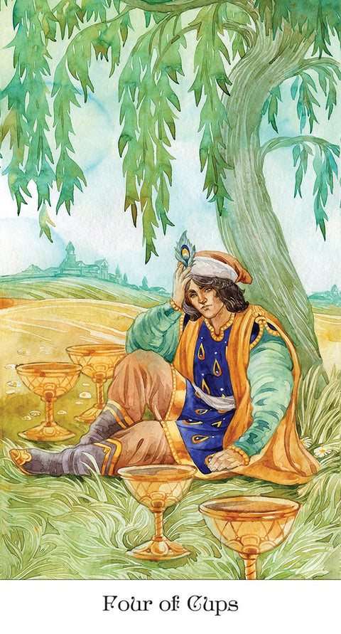 US Games Systems: Tarott of the Golden Wheel kortos - HOBI.LT 🇱🇹