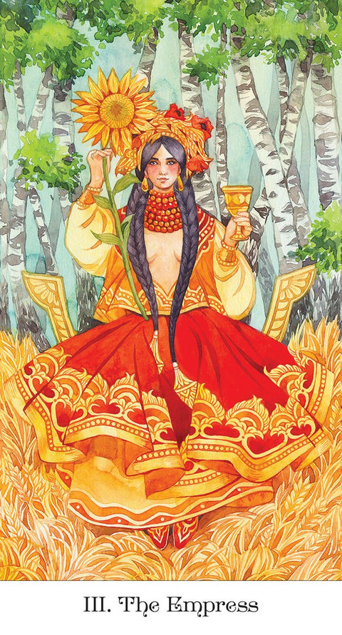 US Games Systems: Tarott of the Golden Wheel kortos - HOBI.LT 🇱🇹
