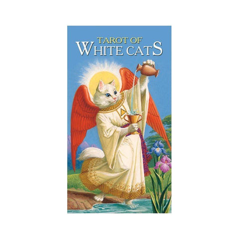 Lo Scarabeo: Tarott Of White Cats kortos - HOBI.LT 🇱🇹
