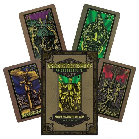The AlcheMystic Woodcut Tarot kortos