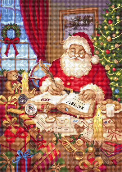 LetiStitch: The List of Naughty and Nice SLETI951 - siuvinėjimo kryželiu rinkinys - HOBI.LT 🇱🇹