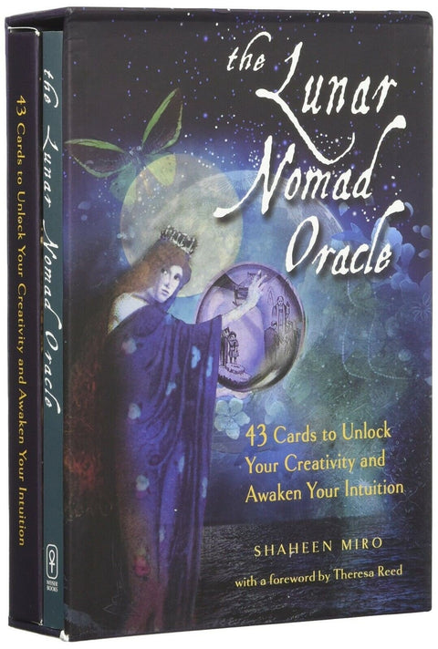 Weiser books: The Lunar Nomad Oracle kortų ir knygos rinkinys - HOBI.LT 🇱🇹