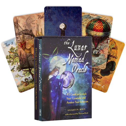 Weiser books: The Lunar Nomad Oracle kortų ir knygos rinkinys - HOBI.LT 🇱🇹
