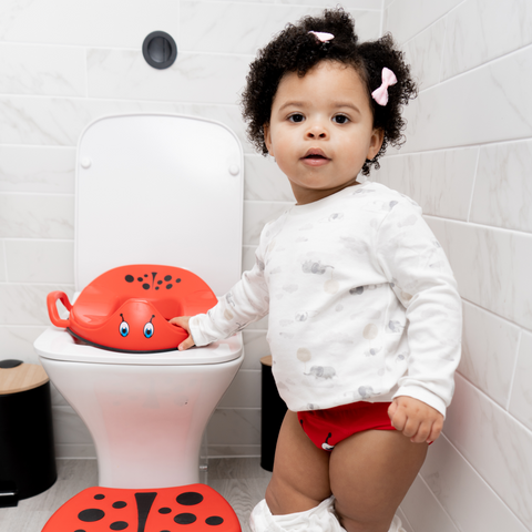 Vaikiška tualeto sėdynė Boružėlė My Carry Potty – su rankenėlėmis, neslystanti