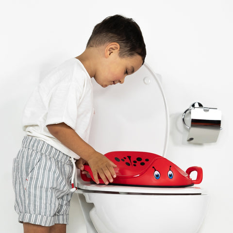 Vaikiška tualeto sėdynė Boružėlė My Carry Potty – su rankenėlėmis, neslystanti