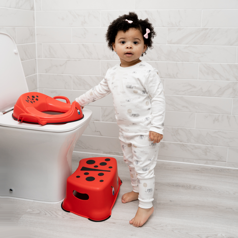 Vaikiška tualeto sėdynė Boružėlė My Carry Potty – su rankenėlėmis, neslystanti