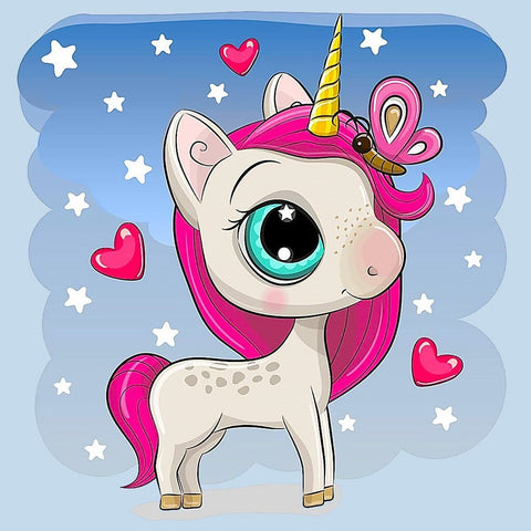 Crafting Spark: Unicorn in Love 20х20 Deimantinio Paveikslo komplektas Cs2530 - HOBI.LT 🇱🇹