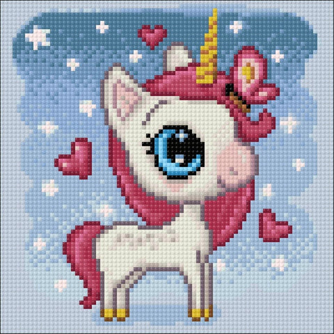 Crafting Spark: Unicorn in Love 20х20 Deimantinio Paveikslo komplektas Cs2530 - HOBI.LT 🇱🇹
