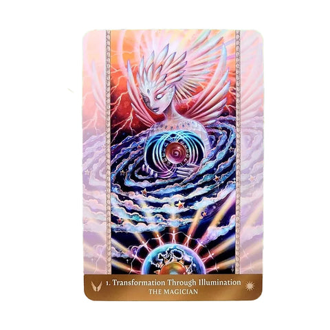 Blue Angel: Unveiling The Golden Age: A Visionary Tarot kortos Blue Angel - HOBI.LT 🇱🇹