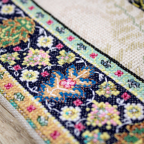 LetiStitch: Vintage Butterfly SLETI981 - siuvinėjimo kryželiu rinkinys - HOBI.LT 🇱🇹