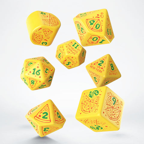 Pica Margherita stalo RPG kauliukų rinkinys – žalia-raudona, kolekcijai