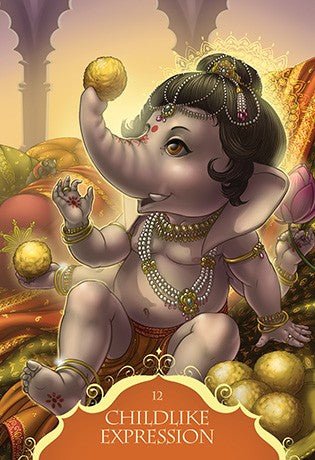 Blue Angel: Whispers of Lord Ganesha Oracle Kortos - HOBI.LT 🇱🇹
