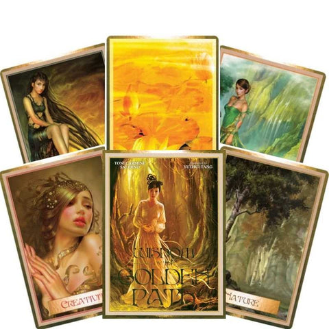 Blue Angel: Wisdom of the Golden Path Oracle kortos - HOBI.LT 🇱🇹